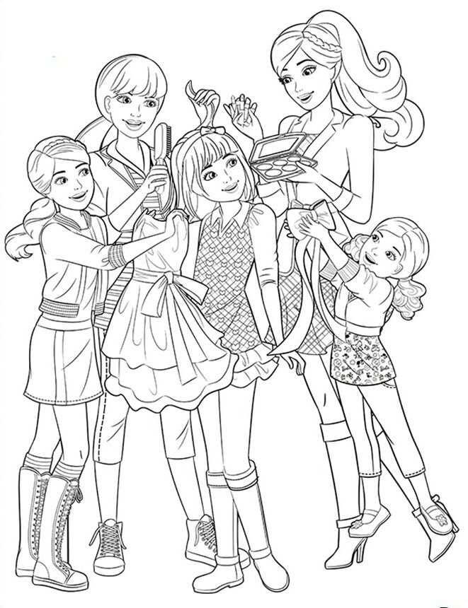 Barbie Dreamhouse Adventures Coloring Pages Skipper 101 Coloring Pages