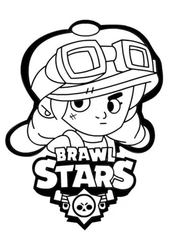 brawl stars leon coloring