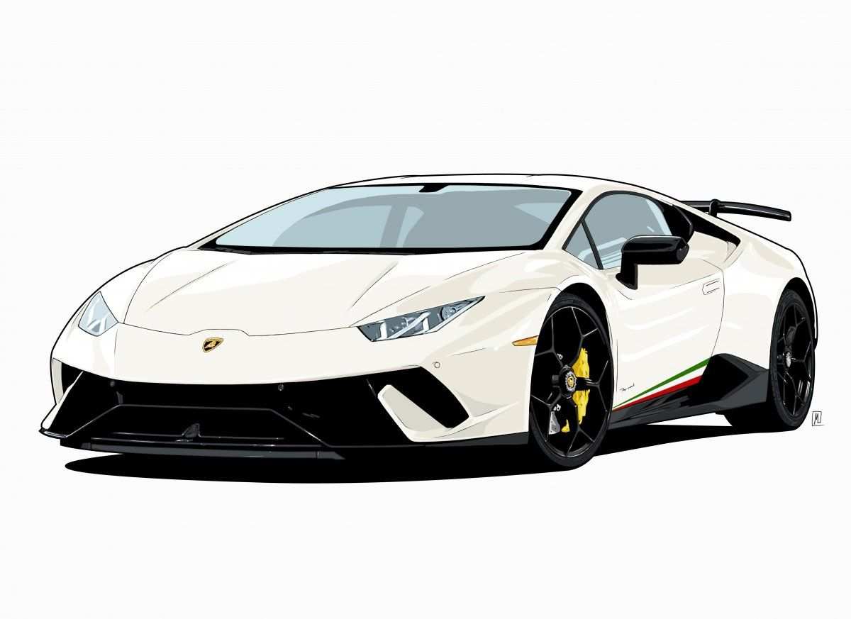 Lamborghini Huracan Performante Drawing